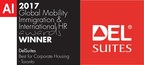 Acquisition International Awards 2017 Global Mobility Immigration &amp; International HR Award to DelSuites