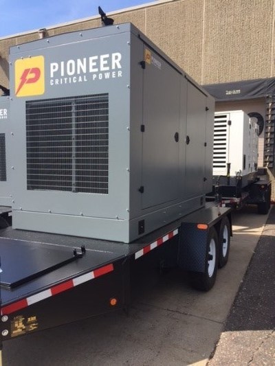 Pioneer's new line of "Pioneer Critical Power" engine generators