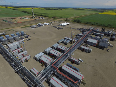 ARC's Dawson Phase III gas processing and liquids-handling facility was started up in mid-June. (CNW Group/ARC Resources Ltd.)