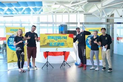 Global Recruits at Badaling Airport in Beijing