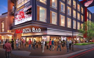 Conceptual Rendering - Mike's Pizza Bar Exterior