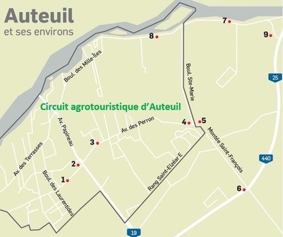 Circuit agrotouristique d'Auteuil  Laval (Groupe CNW/Cabinet du maire et du comit excutif de la Ville de Laval)