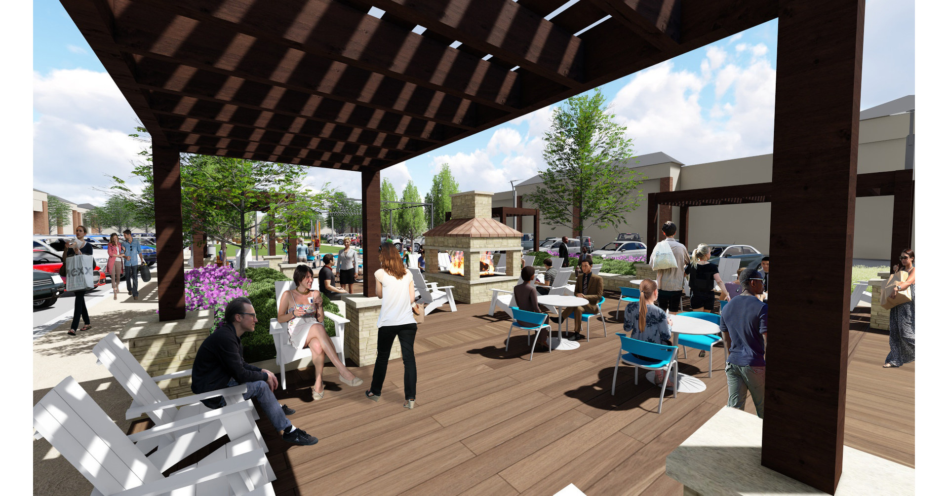 Plans for Major Makeover of Geneva Commons' Central Courtyard Area