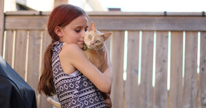 My Cat Makes Me Happy: New UNICEF Canada report reveals Canada's kids say health and belonging most important to their well-being