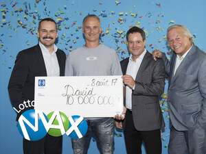 $10,000,000 at Lotto Max - The winner steps forward to claim his prize