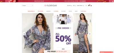 Floryday is an online shopping mall featuring the latest in women’s fashion apparel and fashion accessories. (PRNewsfoto/Floryday)