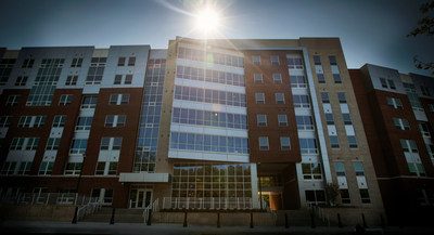 University Flats is one of two new on-campus residence hall that are opening at the University of Kentucky. Lewis Hall is the other building that is opening.