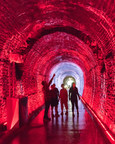 The newly restored Brockville Railway Tunnel illuminated with Philips Color Kinetics dynamic LED lighting opens to the public this Saturday