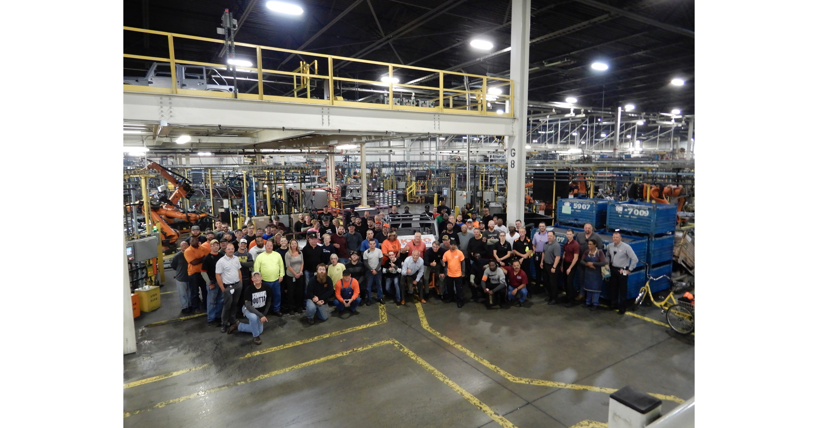 KUKA produces two millionth Jeep Wrangler bodyinwhite