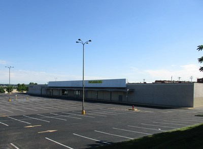 U-Haul® corporate sustainability initiatives are being applied through the adaptive reuse of the former Kmart® department store at the North Point Mall in Baltimore.