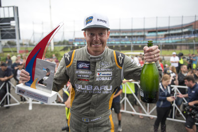 Patrik Sandell celebrates second place at Red Bull GRC Atlantic City