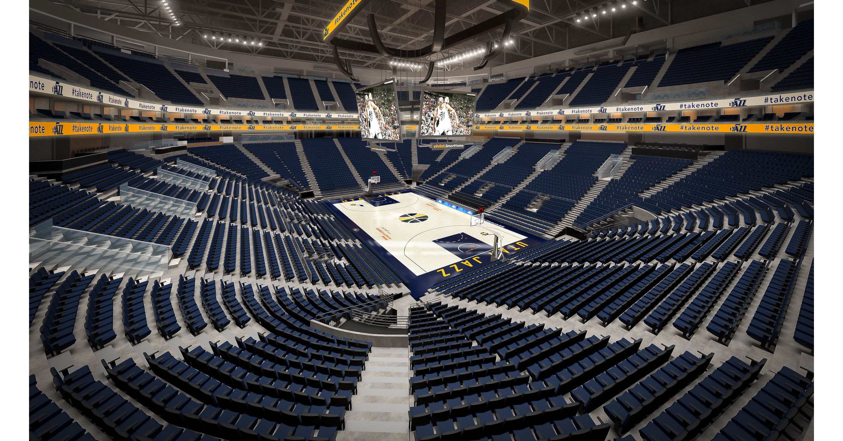 Utah Jazz, Vivint Smart Home Arena - Anthony James Partners (AJP)