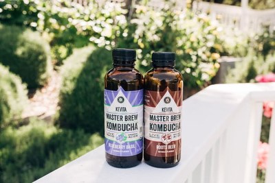 KeVita adds Blueberry Basil and Roots Beer to its Master Brew Kombucha line.