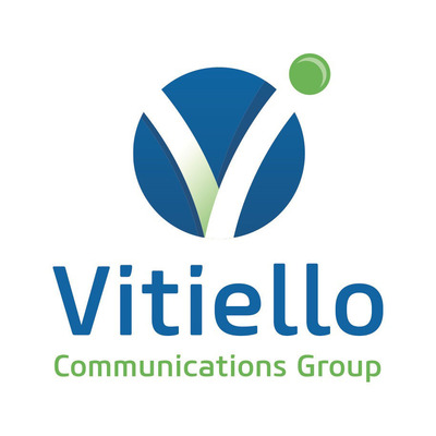 VTLO's new logo represents the upward momentum and growth the agency has been experiencing. (PRNewsFoto/Vitiello Communications Group)