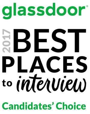 Glassdoor Announces Candidates' Choice Awards For Best Places To Interview In 2017