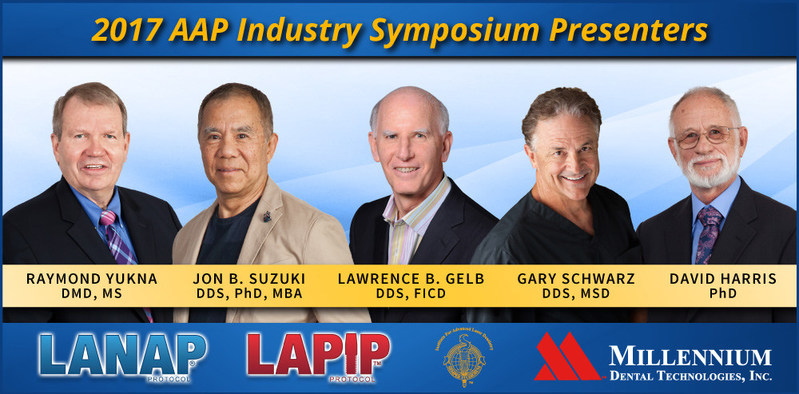 Five world renowned clinicians and researchers report on the power and versatility of FDA cleared True Regeneration at the 16th Annual AAP Industry Symposium, Saturday September 9, 2017 in Boston, MA. Presenters include Raymond Yukna, DMD, MS; Jon B. Suzuki, DDS, PhD, MBA; Lawrence B. Gelb, DDS, FICD; David Harris, PhD; and Gary Schwarz, DDS, MSD.