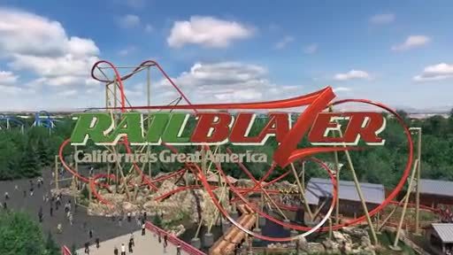 California’s Great America will introduce a groundbreaking new single rail steel coaster, RailBlazer, for the 2018 season. RailBlazer will be the first coaster of its kind on the West Coast featuring a single rail track throughout; the design requires the rider to straddle the rail, creating an extremely low center of gravity that amplifies every move and enables more dynamic turns and rotations than have ever been possible on a coaster.