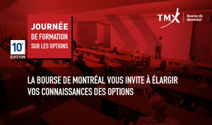 Inscrivez-vous dès maintenant à la 10e édition annuelle des Journées de formation sur les options de la Bourse de Montréal!