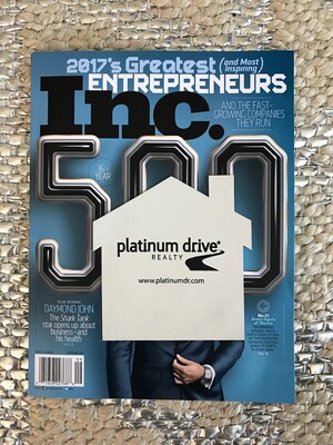 Inc. Magazine Names Platinum Drive Realty One of America's Fastest-Growing Private Companies--the Inc. 5000