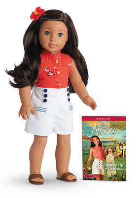 American Girl's newest BeForever character, Nanea Mitchell, a Hawaiian girl growing on the island of Oahu in 1941.