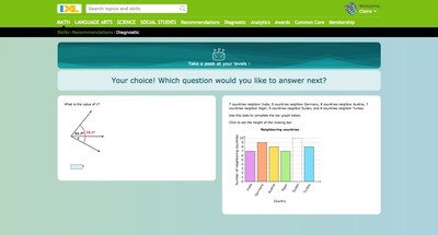 By allowing students to make choices, IXL helps students become an active part of the diagnostic process - and makes it more engaging than a traditional assessment.