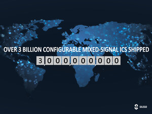 Silego Announces Shipping More Than 3 Billion Configurable Mixed-signal ICs