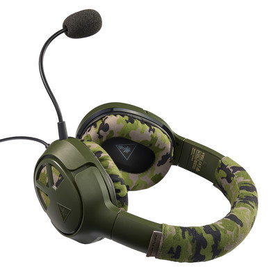The Turtle Beach Recon Camo multiplatform gaming headset delivers unbeatable game and chat audio through large 50mm over-ear speakers with a WWII era camouflage and military green design to match gamers’ passion. Available this fall for $69.95.