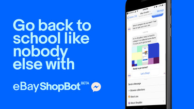 Go back to school like nobody else with eBay ShopBot