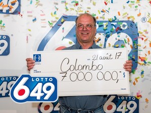7 000 000 $ au Lotto 6/49 - Un homme de la Montérégie devient multimillionnaire!