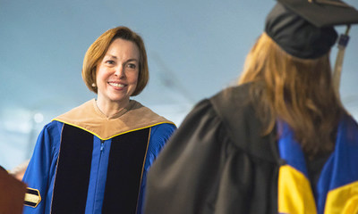 Bentley University President Gloria Cordes Larson