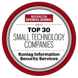 Koniag Information Security Services Recognized By the Washington Business Journal