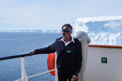 RMU Cadet, Nicholine Tifuh Azirh joins the crew of Celebrity Equinox, for the first time in cruise industry history, female bridge officers will be openly recruited from a West African country through a new Celebrity Cadet Program in partnership with RMU.