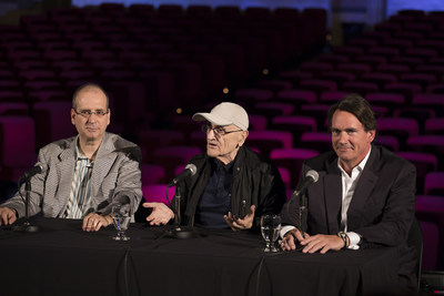 François Beaudry-Losique, Director General of the Imperial Theatre, Serge Losique, Chairman of the Board of the Imperial Theatre and Pierre Karl Péladeau, President and Chief Executive Officer, Quebecor (CNW Group/Quebecor)