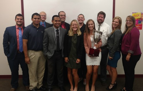 Northwestern Marketing Concepts, led by President Holly Clark, wins another quarterly sales trophy.
