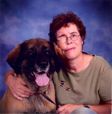 Monica van de Ven and her service dog Tisha