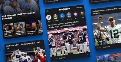 theScore has unveiled the biggest update to its flagship app in its history. (CNW Group/theScore, Inc.)