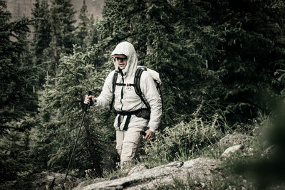 Hyperlite Mountain Gear, manufacturer of 100% USA-made ultralight outdoor equipment, launches its first-ever outerwear product today with The Shell, an ultralight technical jacket weighing between 5.16 and 6.20 ounces, depending on the size - more than half a pound less than most alternatives on the market. Photo courtesy of Dan Ransom/Hyperlite Mountain Gear