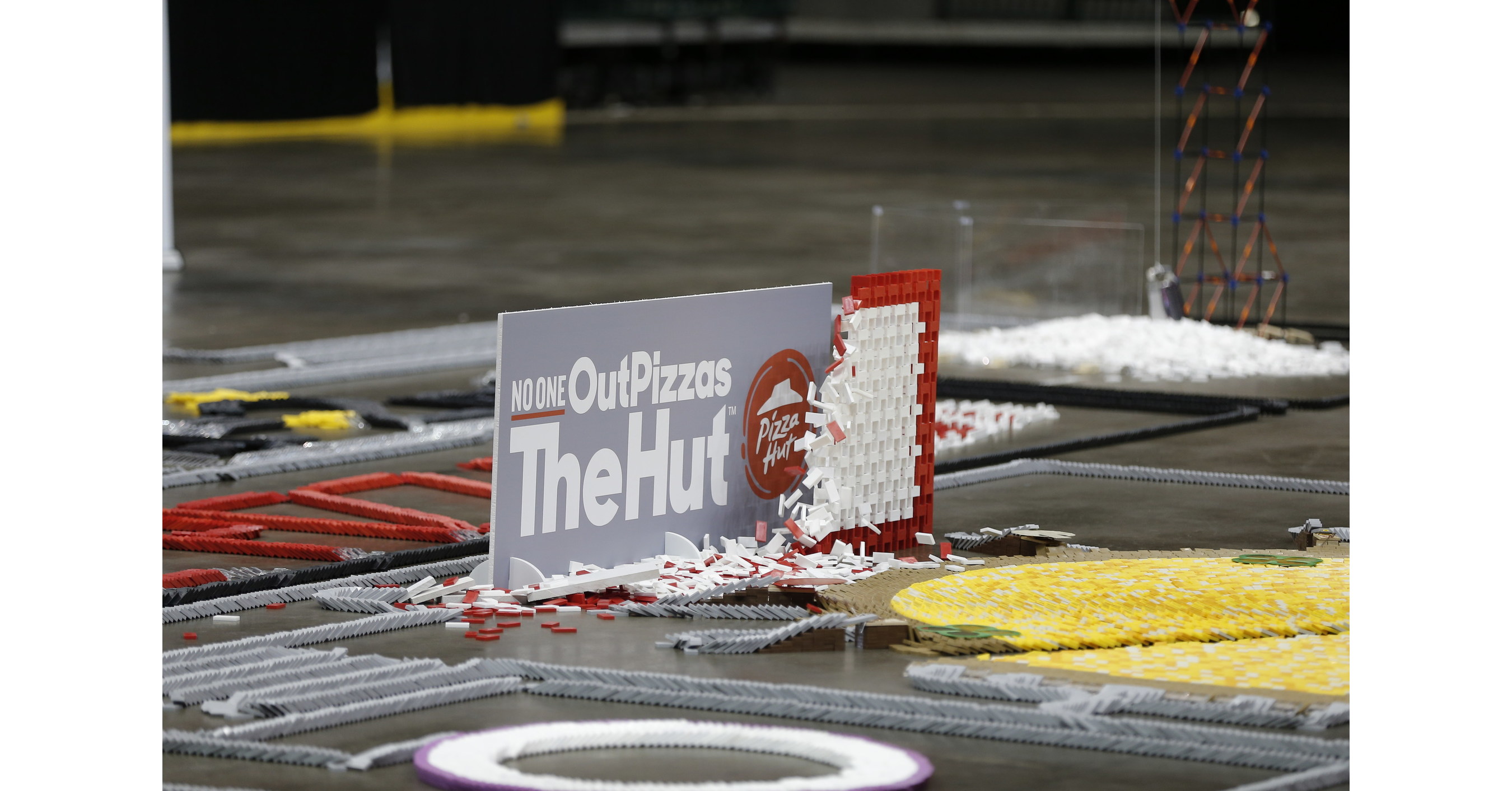 Pizza Hut® Topples World Record Number Of Dominoes To Celebrate