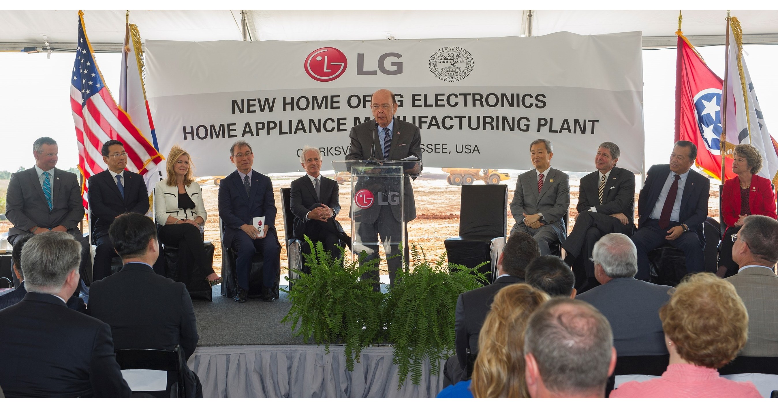 LG Electronics Breaks Ground On U.S. Home Appliance Factory In