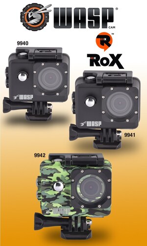 WASPcam Launches ROX Series Line of Highly Affordable Action Cams