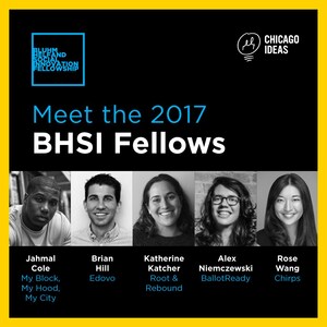 Leslie Bluhm, David Helfand and Chicago Ideas Announce the Seventh Annual Class of Bluhm/Helfand Social Innovation Fellows