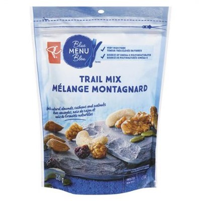 Allergen Advisory: President's Choice Blue Menu Natural Trail Mix (CNW Group/Loblaw Companies Limited)