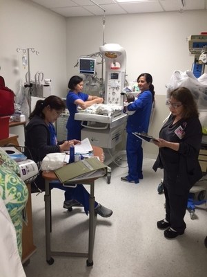 Baby Harvey, Nurses: Anissa Mitchell, Cici Alicaway, Irene Barrios, Marie Elena Bird