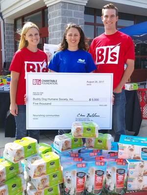 BJ's Wholesale Club Donates $5,000 to Buddy Dog Humane Society in Honor of National Dog Day