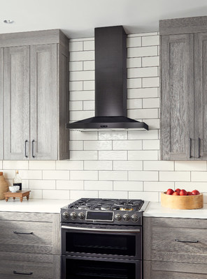 Stylish And Powerful Broan NuTone Debuts Stunning Black Stainless   Broan NuTone   Elite Black Stainless Steel Range Hood 