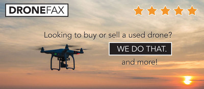 DRONEFAX offers a first-of-its-kind used drone brokerage service that includes physical inspection of every vehicle by a licensed FAA technician.