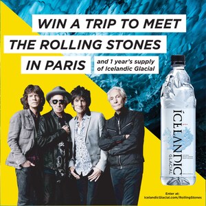 Icelandic Glacial™ Tapped as Official Water for the Rolling Stones' No Filter Tour