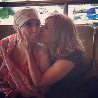 Sarah and Leah in 2015 when Sarah was in treatment