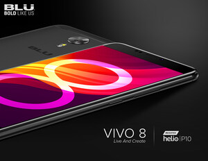 BLU Products Announces Its Latest Flagship, the BLU VIVO 8, the Newest Member of the Stylish VIVO Series