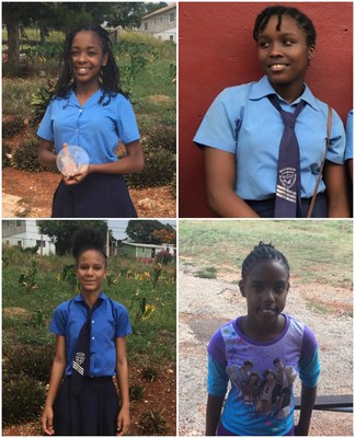 The Lynne Mitchell Foundation awards its fifth-annual scholarship to Seaview Primary School students Adrianna Morris, Britni Stephenson, Jhenelle Jones and Tianna Rowe (pictured above).